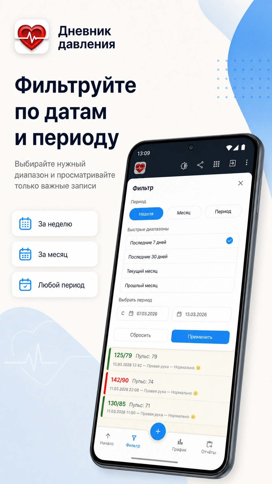 Скриншот 5: Дневник давления: бесплатно и без регистрации