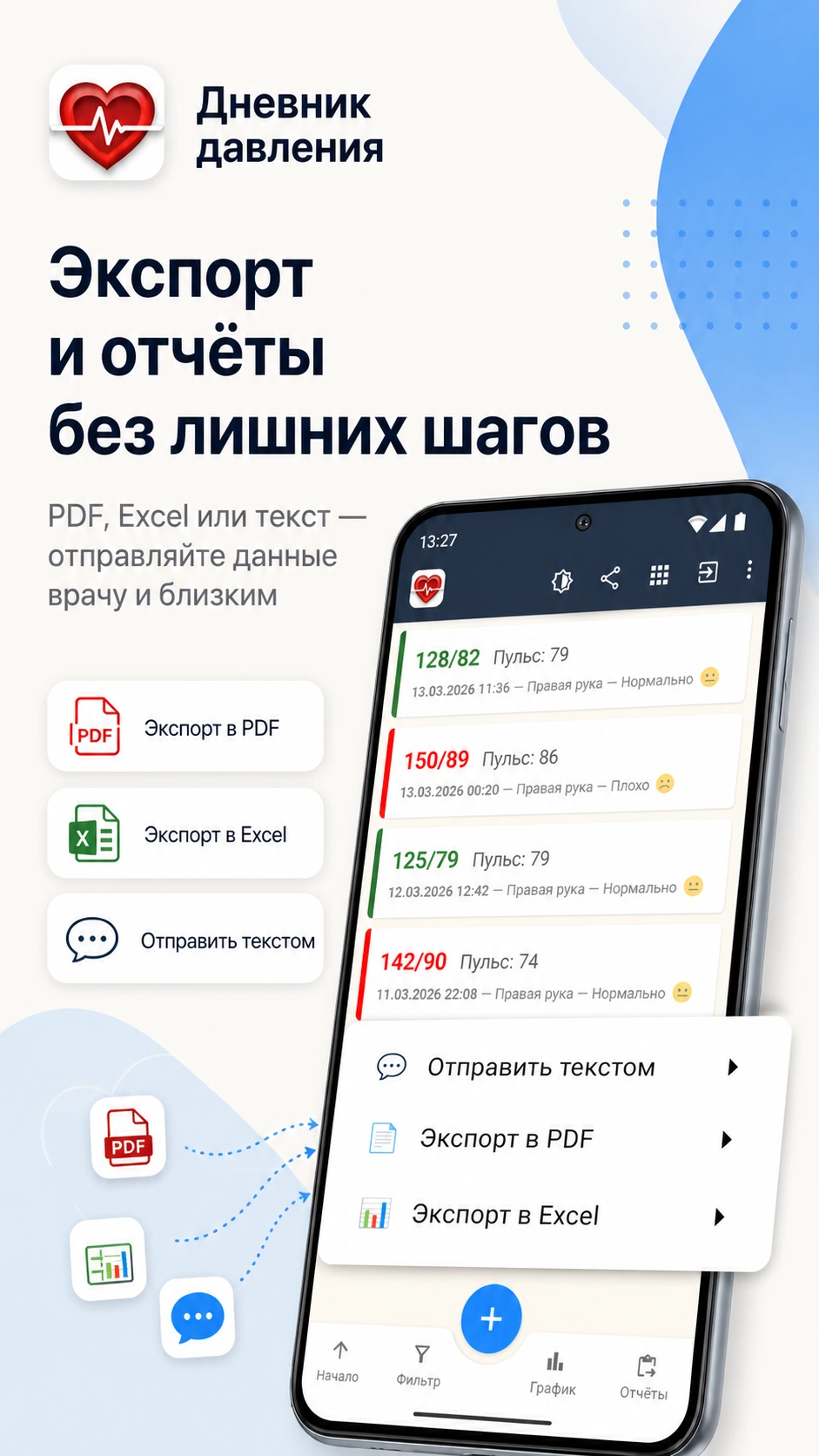 Скриншот 6: Дневник давления: бесплатно и без регистрации