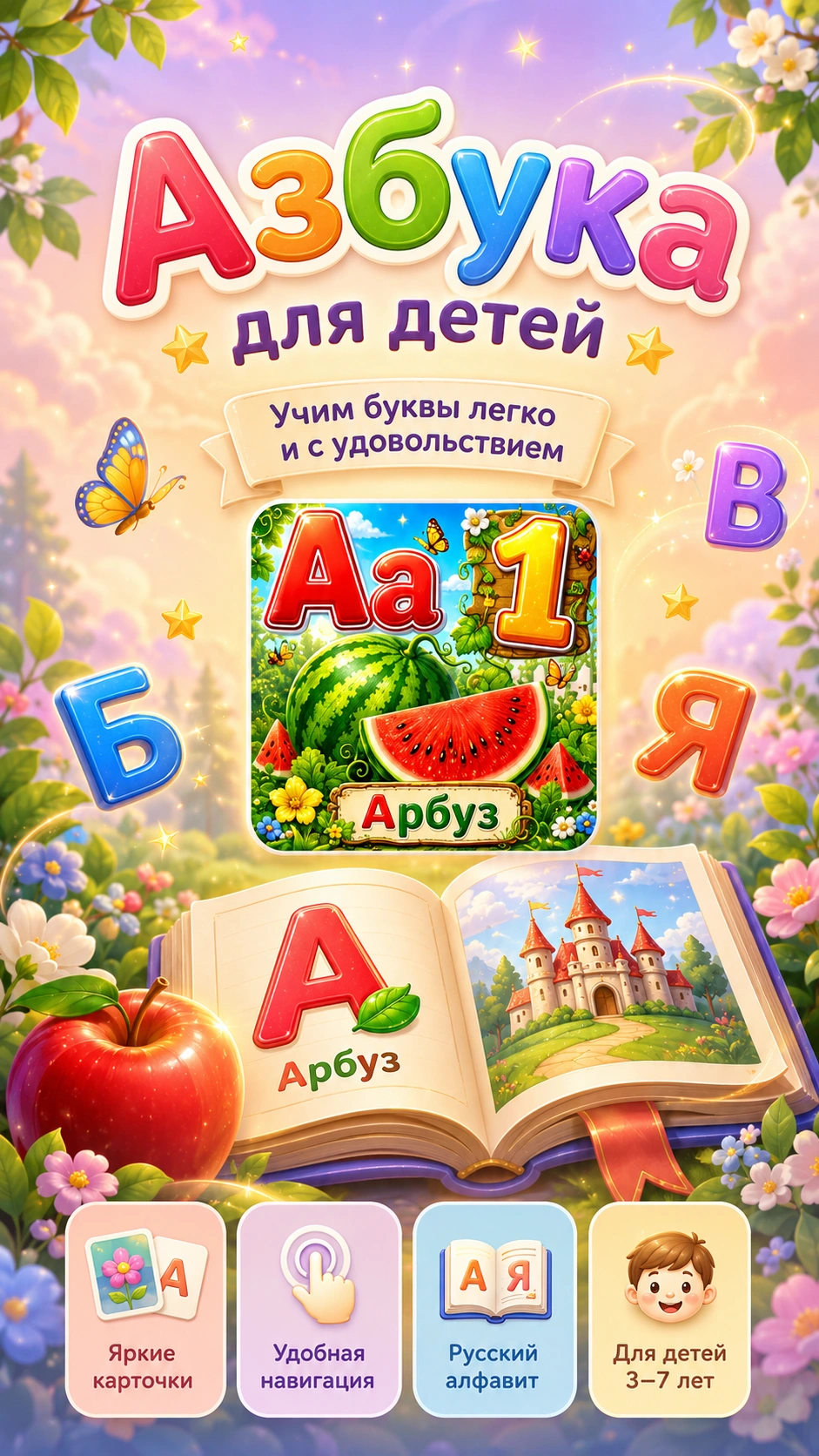 Постер Азбука для детей
