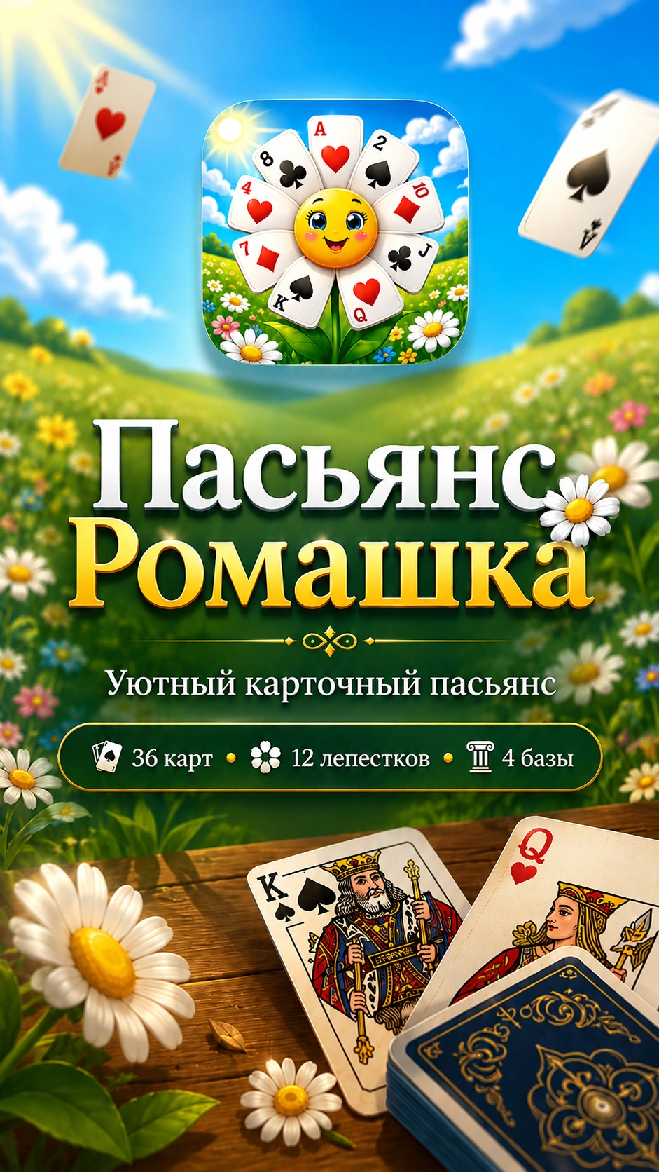 Постер Пасьянс Ромашка