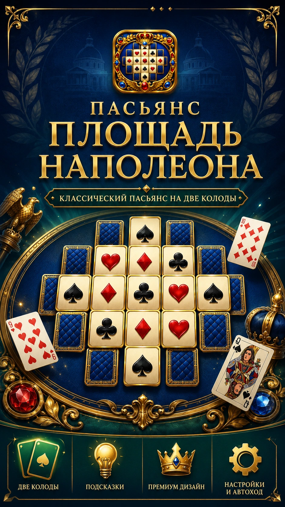 Постер Пасьянс Площадь Наполеона