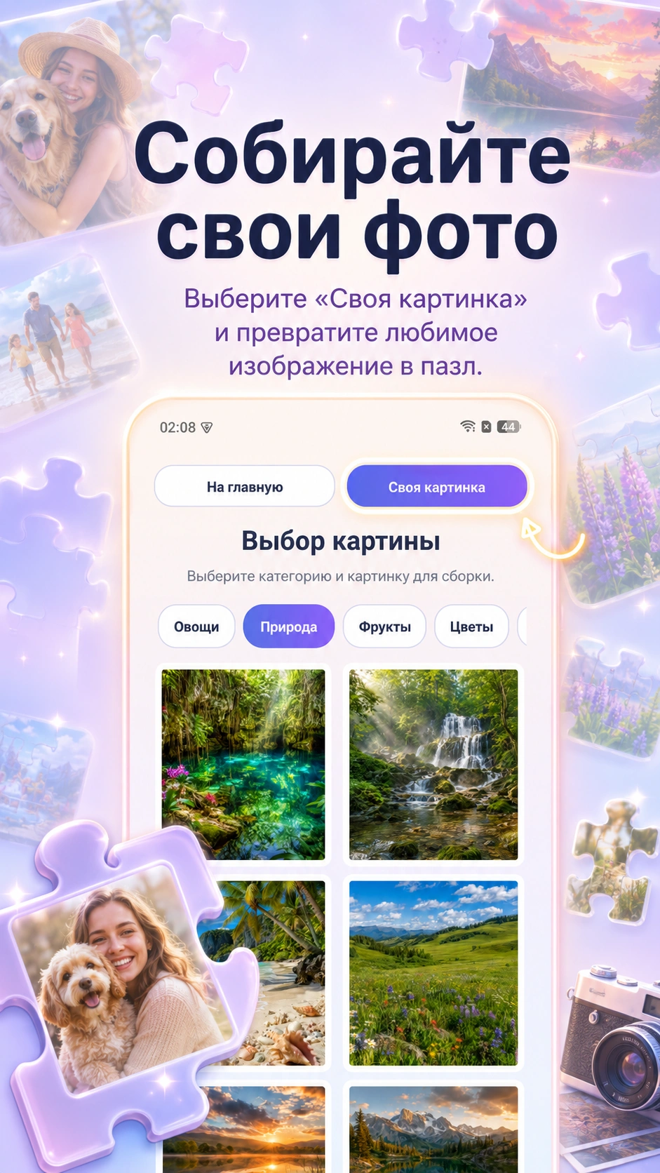 Скриншот 2: Пазлы - без интернета
